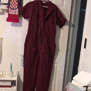 Universal Thread Maroon Jumpsuit